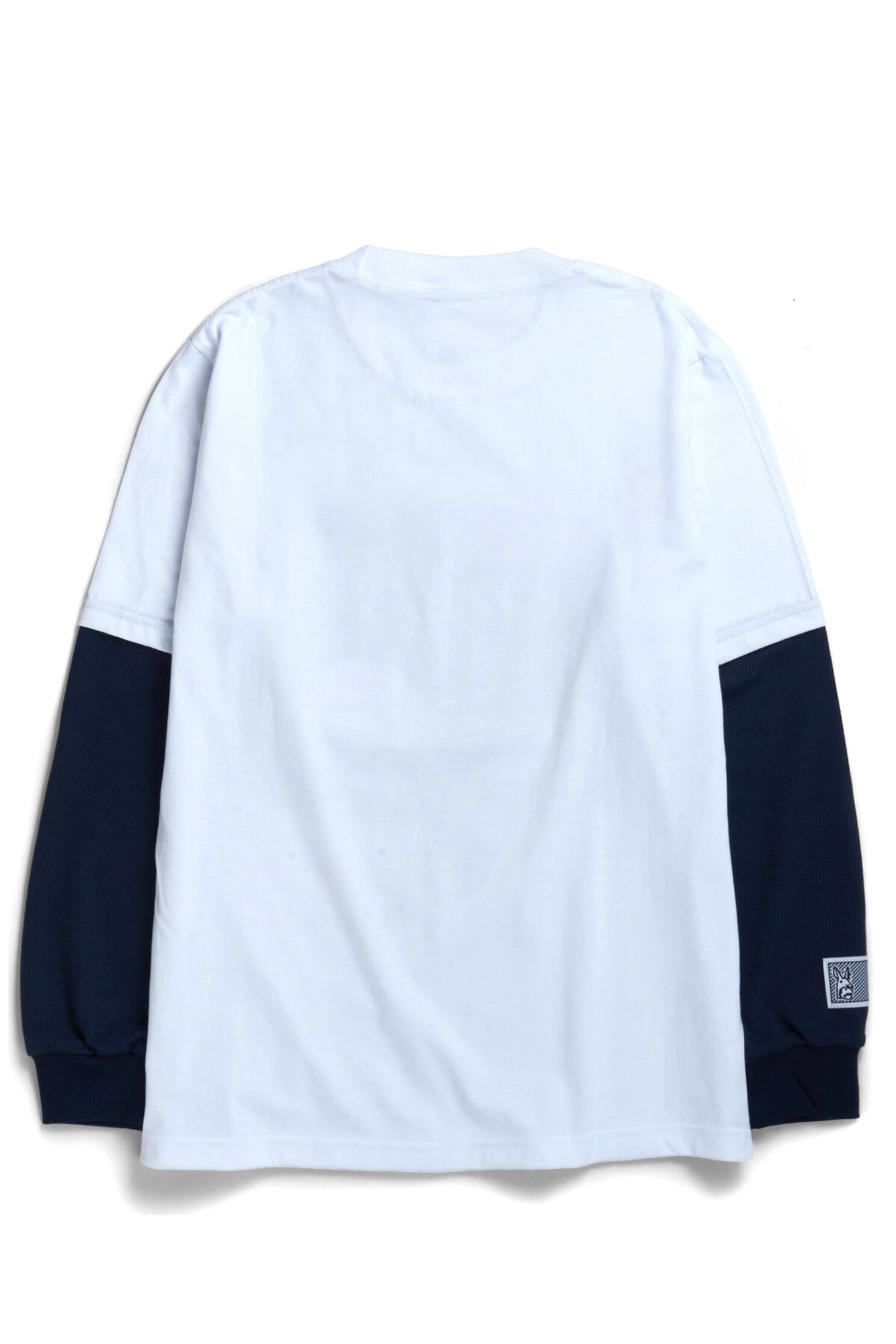 Babayaga Long Sleeve — White / Navy — 2