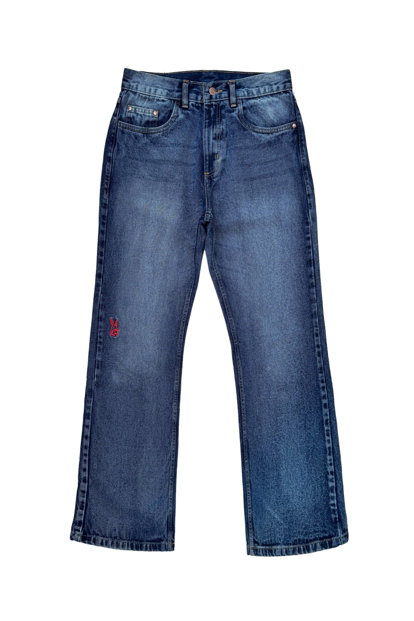 Bootcut Jean — Stone Washed Blue — 1