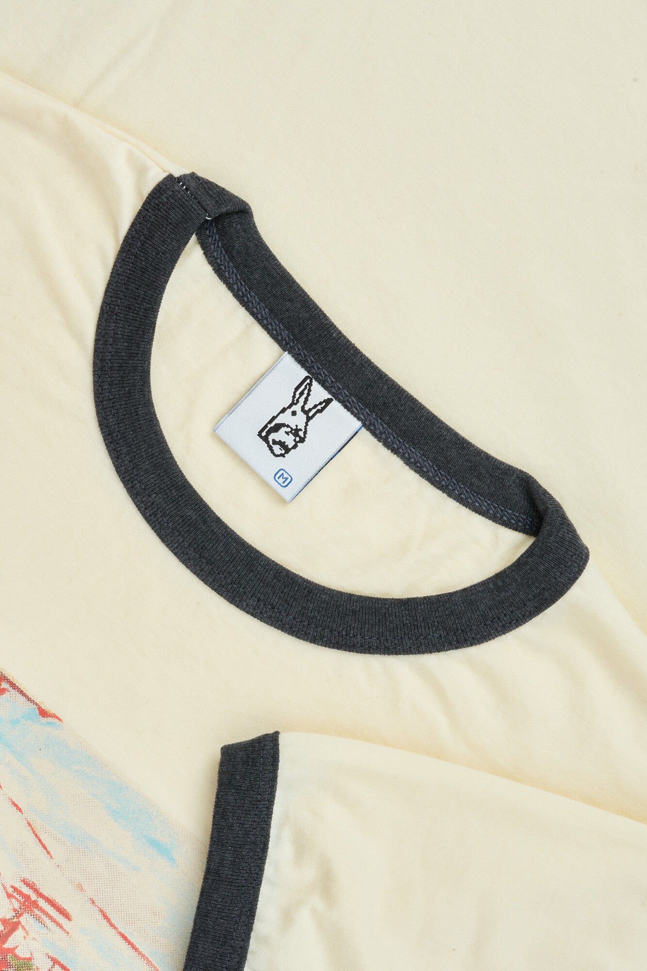 Como Dia Domingo Ringer Tee — Cream — 3