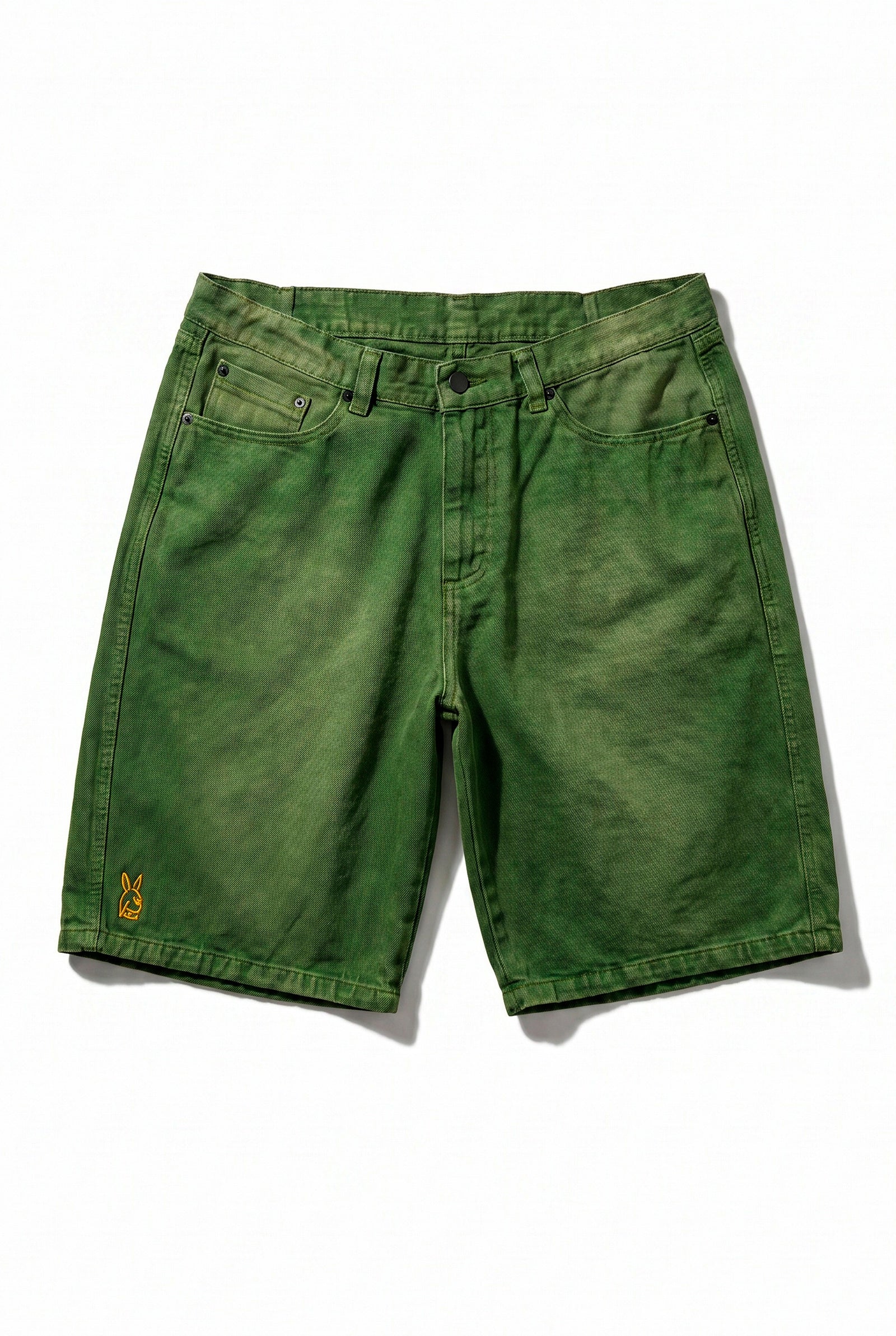 DIM DIM SHORT — Olive Denim — 1