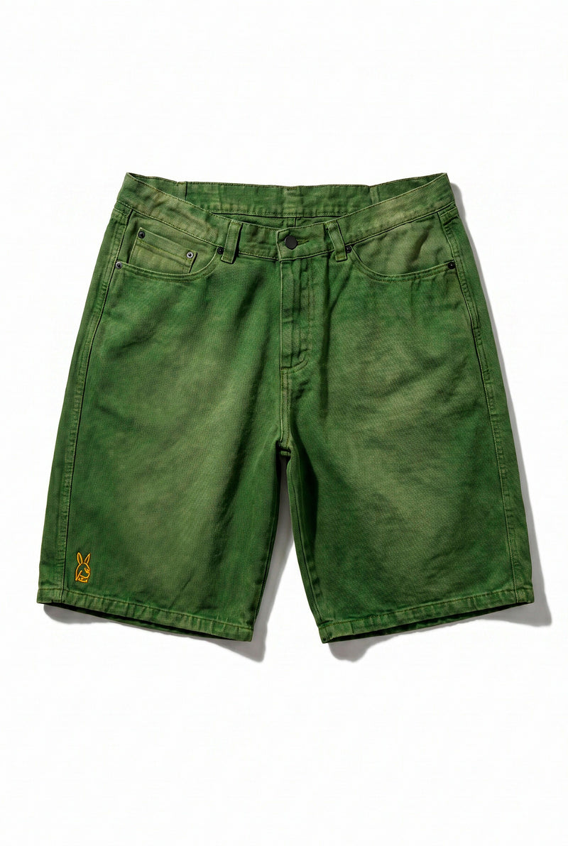 DIM DIM SHORT — Olive Denim