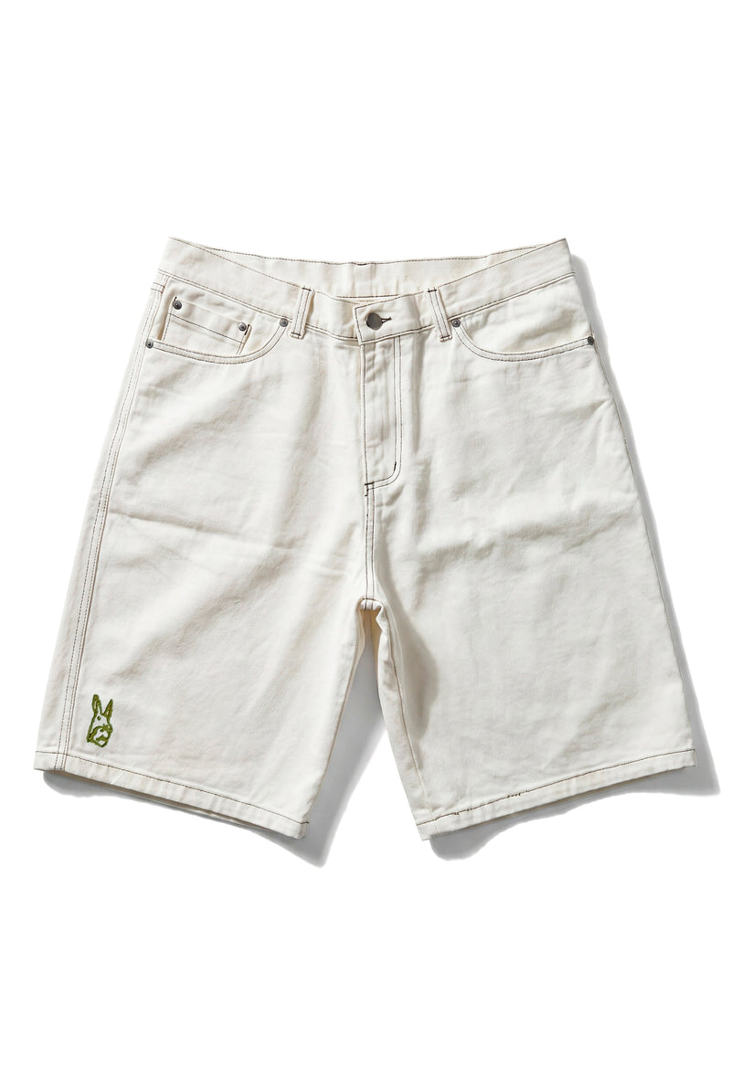 DIM DIM SHORT — White Denim