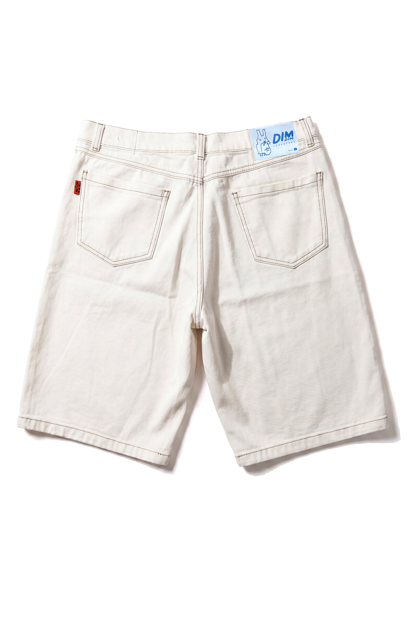 DIM DIM SHORT — White Denim — 2