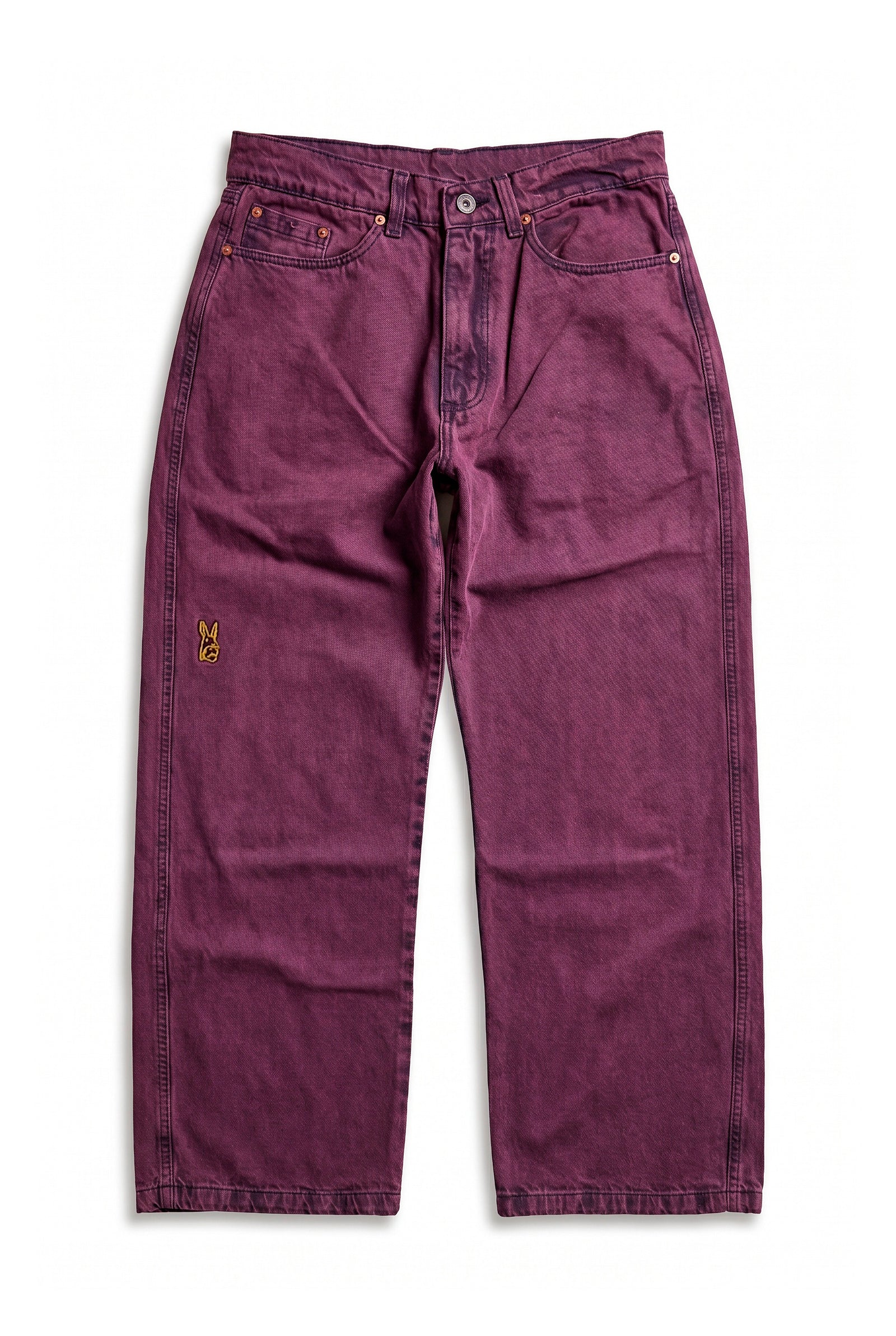 DIM DIM V2 — Wide Pant Burgundy — 1