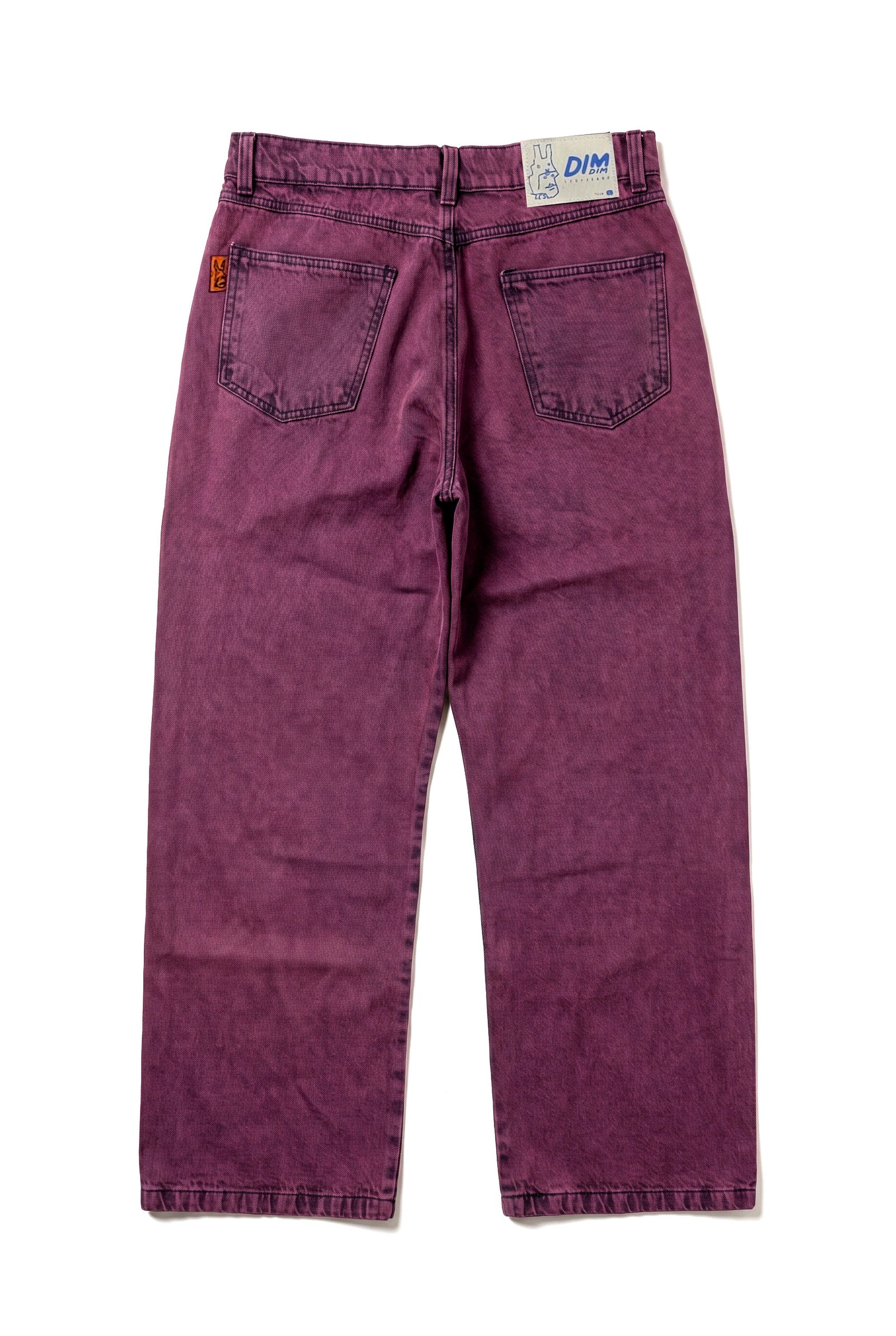 DIM DIM V2 — Wide Pant Burgundy — 2