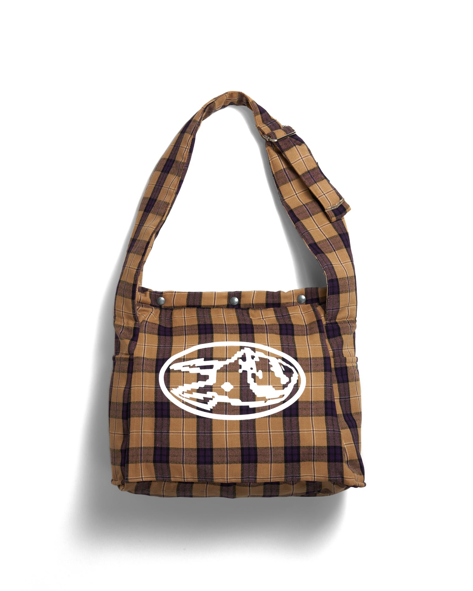 Dondi Bag — Beige Tartan — 1