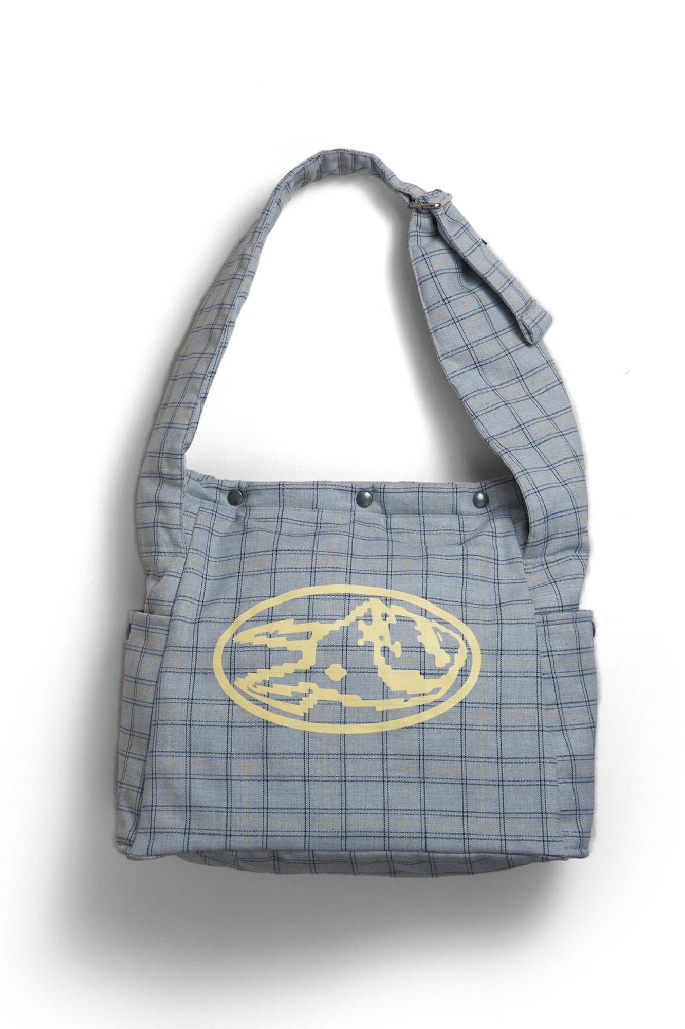 Dondi Bag — Grey Tartan — 1