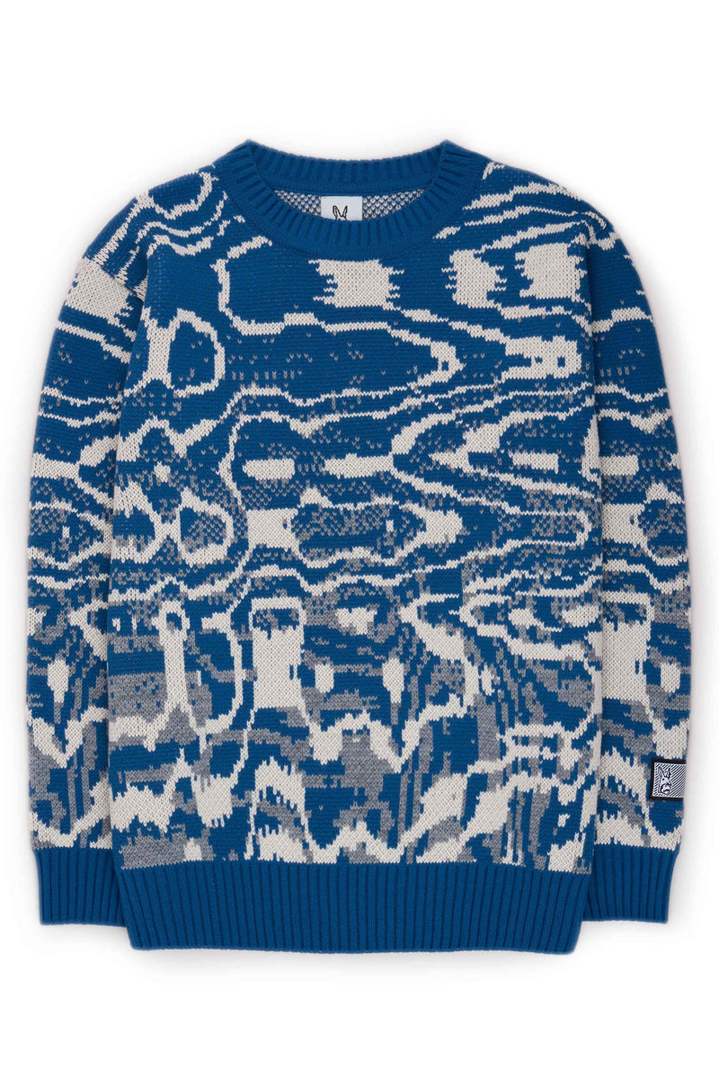 FOGGY KNIT — Sweater Blue