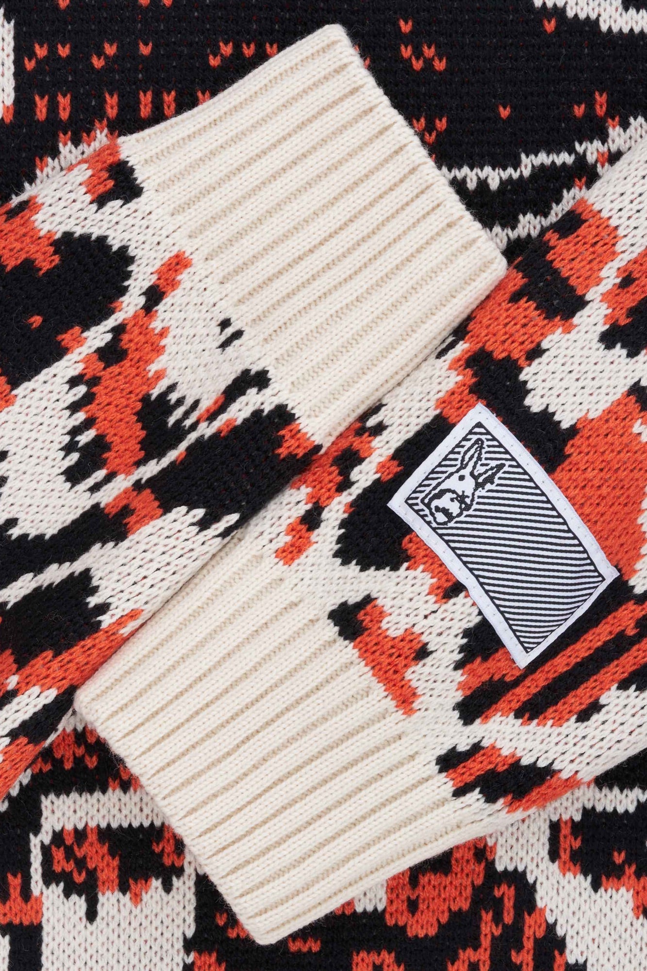FOGGY KNIT — Sweater Orange — 3