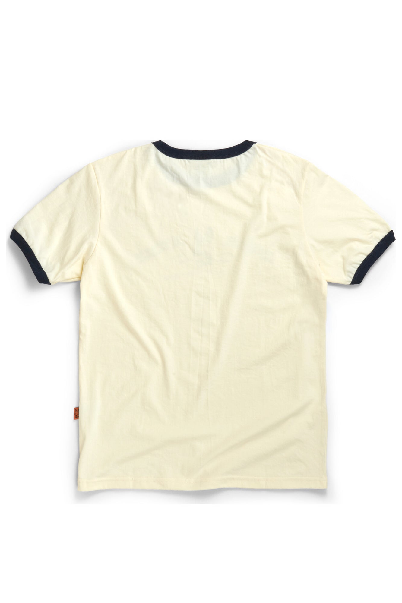 Mentally Asymetric 3 Ringer Tee — Cream — 2