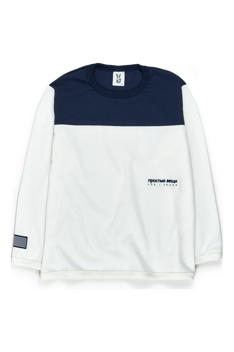 Waffle Knit Long Sleeve — Bicolor